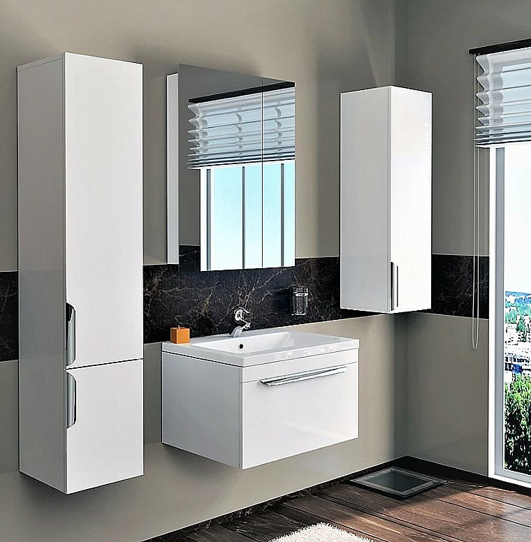 Зеркальный шкаф Alvaro Banos Viento 80 8403.5000 купить в интернет-магазине сантехники Sanbest