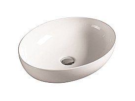 Раковина накладная SantiLine 52 SL-1020 белая купить в интернет-магазине Sanbest