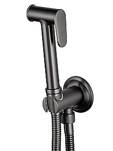 Смеситель с гигиеническим душем встраиваемый WONZON & WOGHAND STEAM, Темный графит (WW-88849008-BGM) купить в интернет-магазине сантехники Sanbest