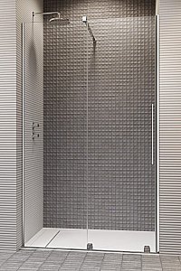 Душевая дверь Radaway Furo DWJ 110 стекло прозраное/профиль хром купить в интернет-магазине Sanbest