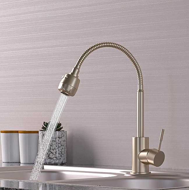 Смеситель для кухни 35k MIXLINE MLSS-0302 купить в интернет-магазине сантехники Sanbest