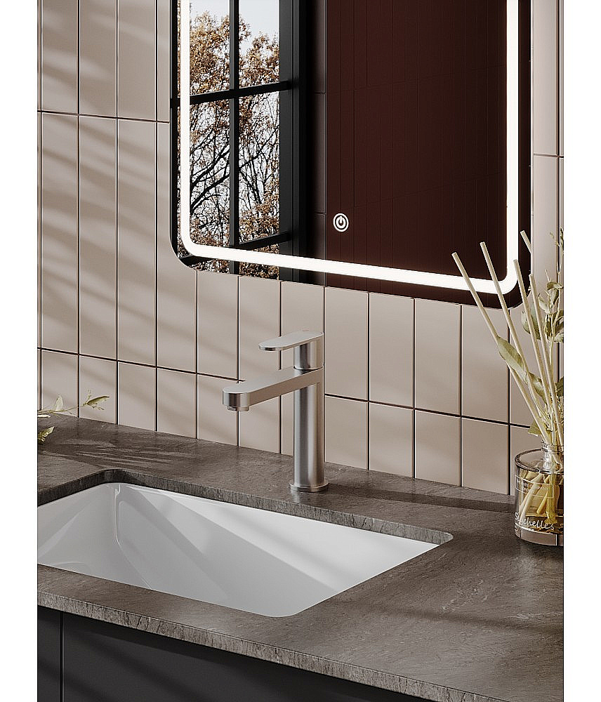 Cмеситель для раковины Agger Sweet A2702122 сатин матовый купить в интернет-магазине сантехники Sanbest