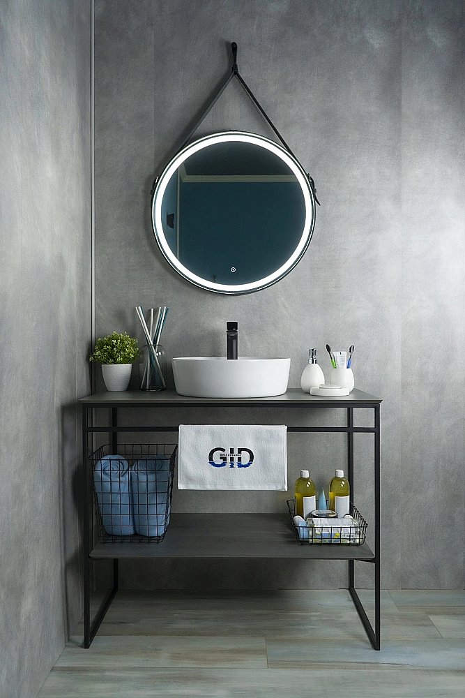 Раковина накладная Gid Esfera 44 D1306 51181 белая купить в интернет-магазине Sanbest