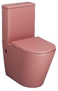 Унитаз Grossman Color GR-4480PIMS матовый розовый купить в интернет-магазине Sanbest