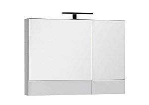 Зеркальный шкаф Aquanet Нота 90 белый купить в интернет-магазине сантехники Sanbest