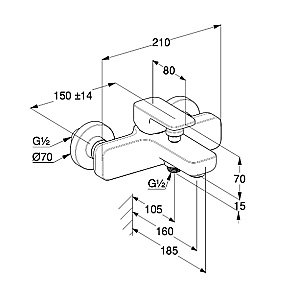 Смеситель для ванны Kludi Renon 426915375 белый матовый купить в интернет-магазине сантехники Sanbest
