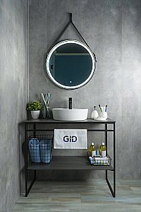 Раковина накладная Gid Esfera 44 D1306 51181 белая купить в интернет-магазине Sanbest