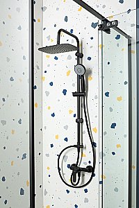 Душевая система Aquanet Passion RC AF300-70-RC-B купить в интернет-магазине сантехники Sanbest