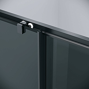 Душевой уголок Grossman Cosmo 130х100 120.K33.02.1310.21.10 стекло тонированное/профиль черный матовый купить в интернет-магазине Sanbest