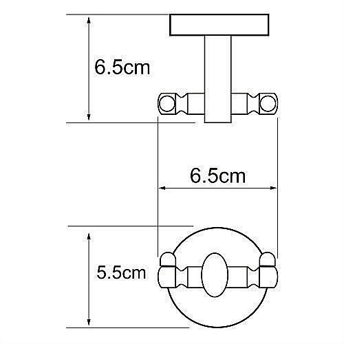 Крючок WasserKRAFT Rhein K-6223D купить в интернет-магазине сантехники Sanbest