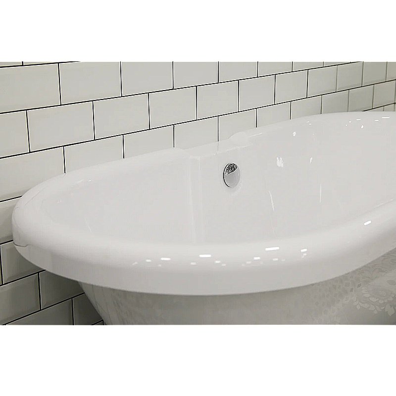 Акриловая ванна Радомир Леонесса 1 на ножках Лилия Chrome купить в интернет-магазине Sanbest