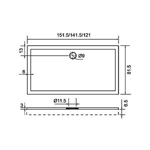 Душевой поддон Aquanet Gamma 00176904 121x81.5 купить в интернет-магазине Sanbest