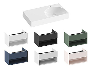 Раковина Ravak Lite XJX1280000 белый купить в интернет-магазине Sanbest