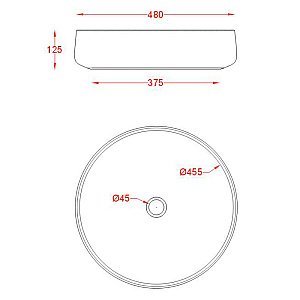 Раковина накладная Artceram Cognac 48 COL002 16 00 Blu Zaffiro купить в интернет-магазине Sanbest