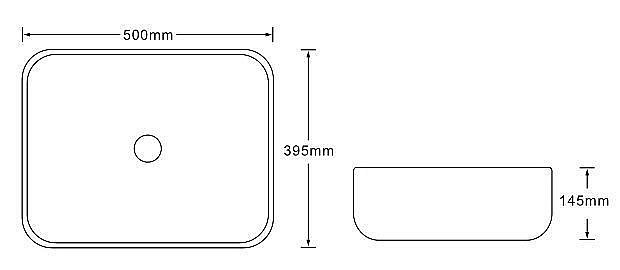 Раковина накладная SantiLine 50 SL-7025 коричневый мрамор купить в интернет-магазине Sanbest