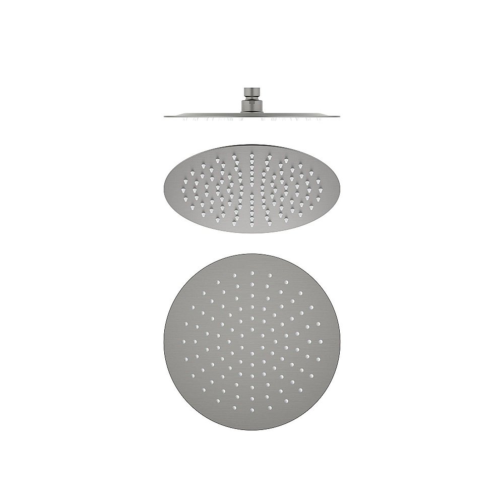 Верхний душ Aquatek AQ2073BGM 250 оружейная сталь купить в интернет-магазине сантехники Sanbest