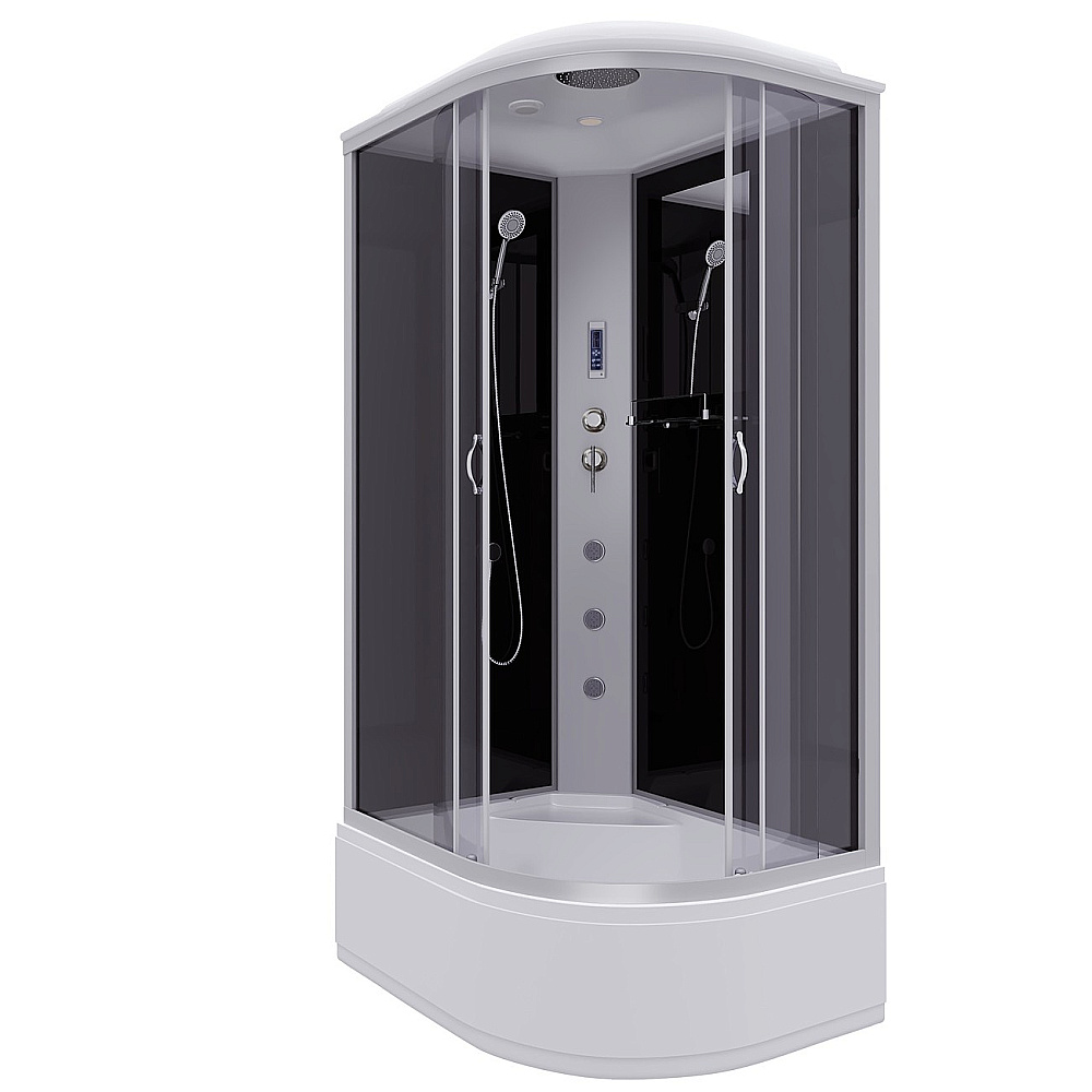 Душевая кабина Niagara Classic 120х80 NG-2510-14LF стекло тонированное/профиль хром матовый купить в интернет-магазине Sanbest