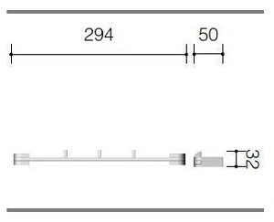 Крючок Schein Allom 221*3B купить в интернет-магазине сантехники Sanbest