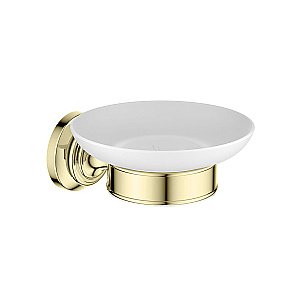 Мыльница Aquatek Классик AQ4503PG стекло матовое/золото полированное купить в интернет-магазине сантехники Sanbest