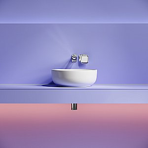 Раковина Ceramica Nova Taycan CN12003MW белая матовая купить в интернет-магазине Sanbest