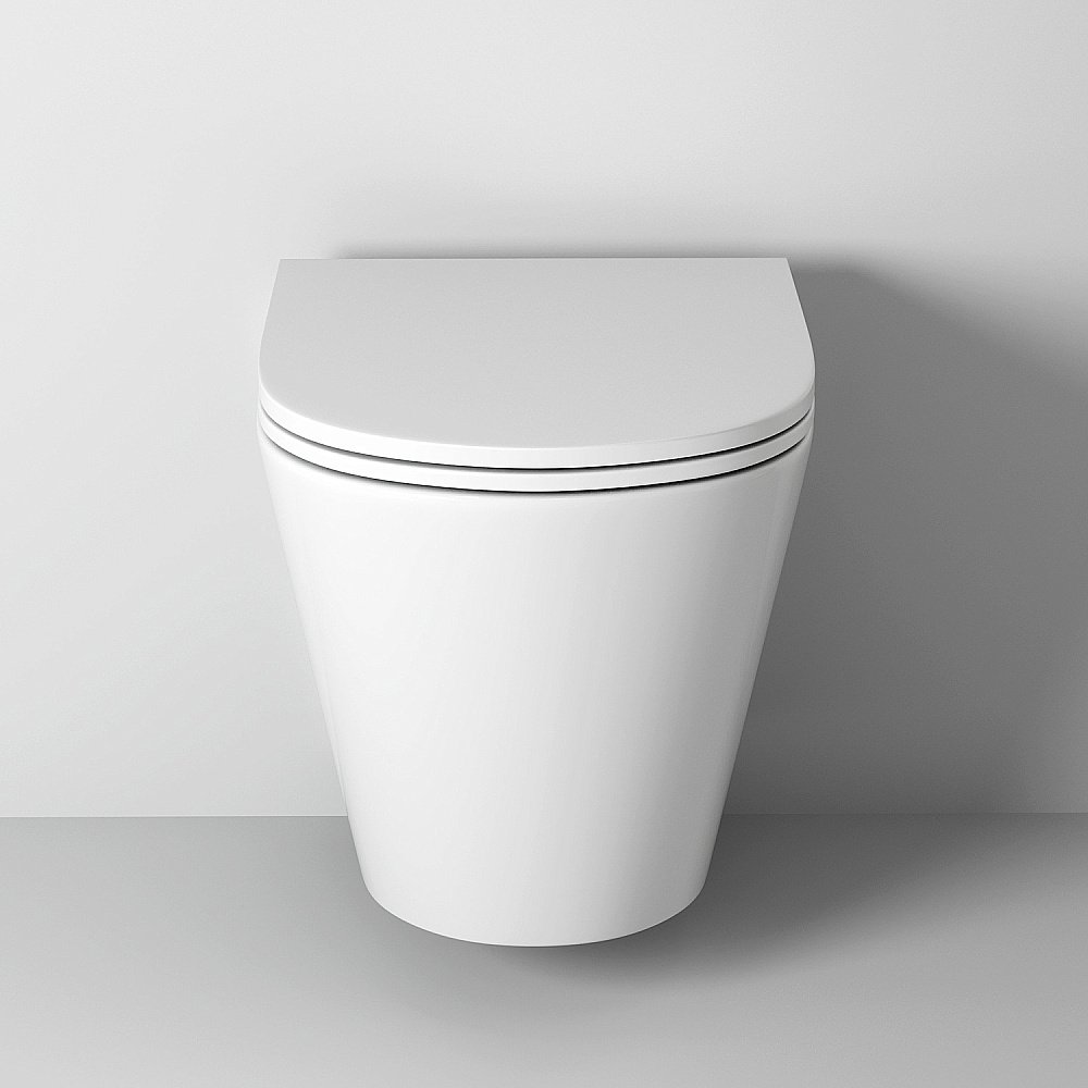 Унитаз подвесной Grossman Tornado GR-4478SQ безободковый, с крышкой микролифт, слив-торнадо купить в интернет-магазине Sanbest