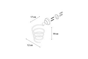 Держатель для фена FIXSEN Bogema FX-78519 купить в интернет-магазине сантехники Sanbest