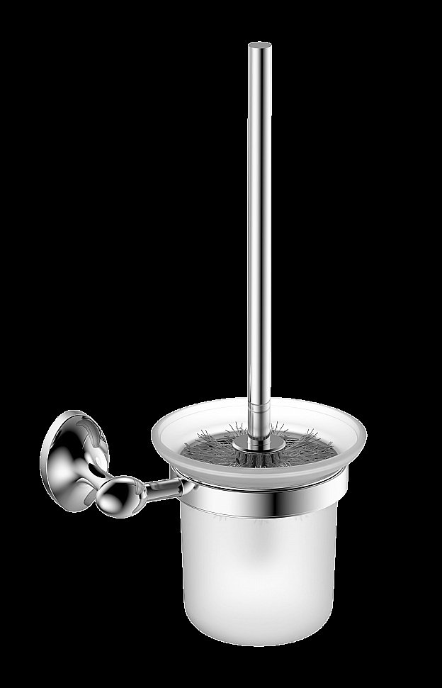 Ершик для унитаза CeramaLux Bell 53513 хром купить в интернет-магазине сантехники Sanbest