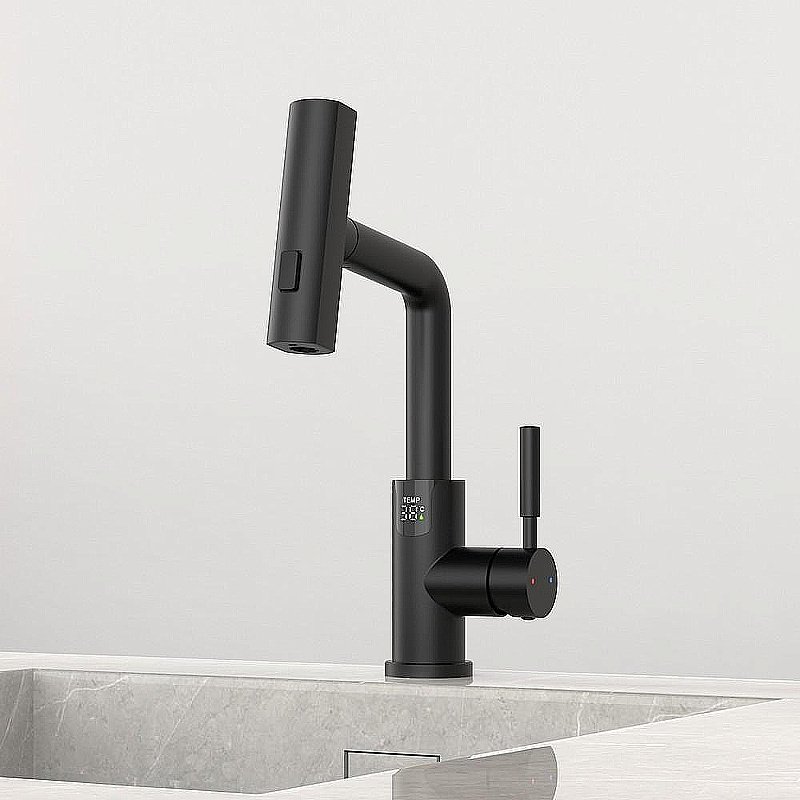 Смеситель для раковины Black&white Sky Day SD3028B черный матовый купить в интернет-магазине сантехники Sanbest