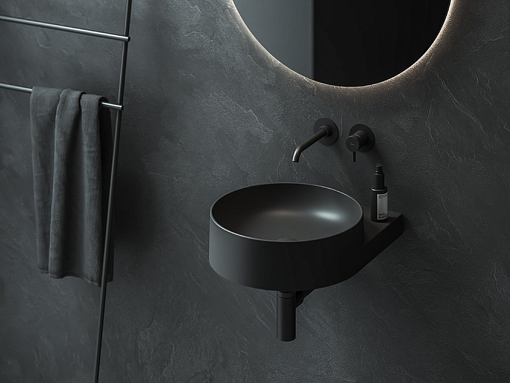 Раковина Ravak Yard 400 XJX0D040000 черный матовый купить в интернет-магазине Sanbest