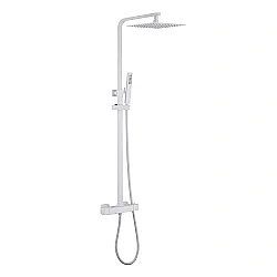 Душевая система ABBER Daheim AF8260WL белый матовый купить в интернет-магазине сантехники Sanbest