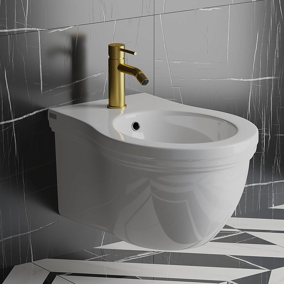 Смеситель для биде PAINI Cox 78PJ304O золото матовое купить в интернет-магазине сантехники Sanbest