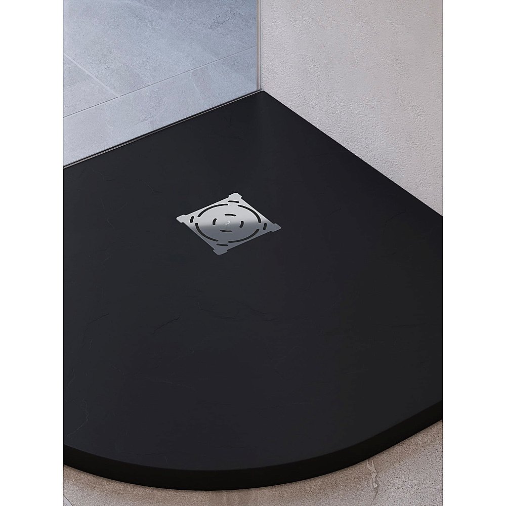 Душевой поддон RGW ST/R-G Stone Tray 16153100-02 100x100 графит купить в интернет-магазине Sanbest