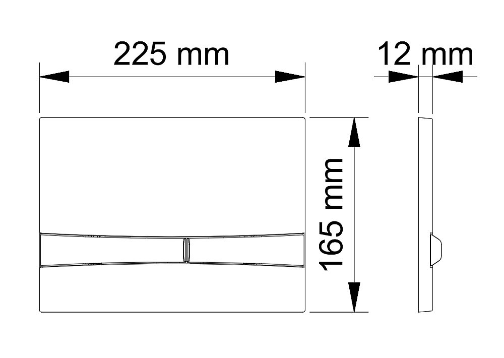 Кнопка для инсталляции BERGES NOVUM F3 хром купить в интернет-магазине сантехники Sanbest