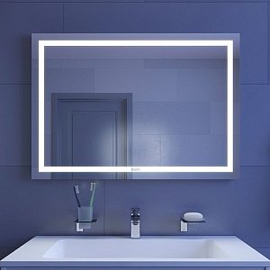 Зеркало Iddis Zodiac 100 ZOD10T0i98 белое в ванную от интернет-магазине сантехники Sanbest