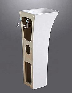 Напольная раковина CeruttiSpa Dorris 43 CT7830 белая купить в интернет-магазине Sanbest