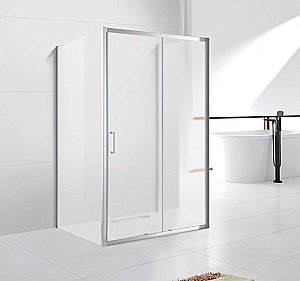 Душевой уголок Cezares Molveno 120х90 MOLVENO-AH-12-120/90-P-Cr стекло рифленое матовое/профиль хром купить в интернет-магазине Sanbest