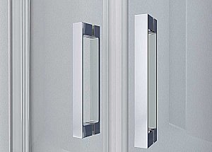 Душевой уголок Vincea Alpha VSS-3AL900CLGM 90х90 стекло прозрачное/профиль вороненая сталь купить в интернет-магазине Sanbest