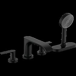 Смеситель для ванны Hansgrohe Vivenis 75444670 черный матовый купить в интернет-магазине сантехники Sanbest