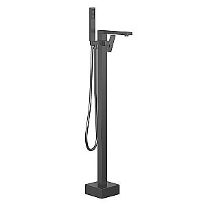 Смеситель напольный для ванны Grossman Falcon 530.K35.08.420 графит сатиновый купить в интернет-магазине сантехники Sanbest