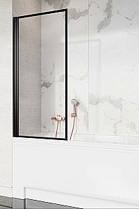 Шторка для ванны Radaway Nes Black Frame PNJ I 50 стекло прозрачное/профиль черный матовый купить в интернет-магазине Sanbest