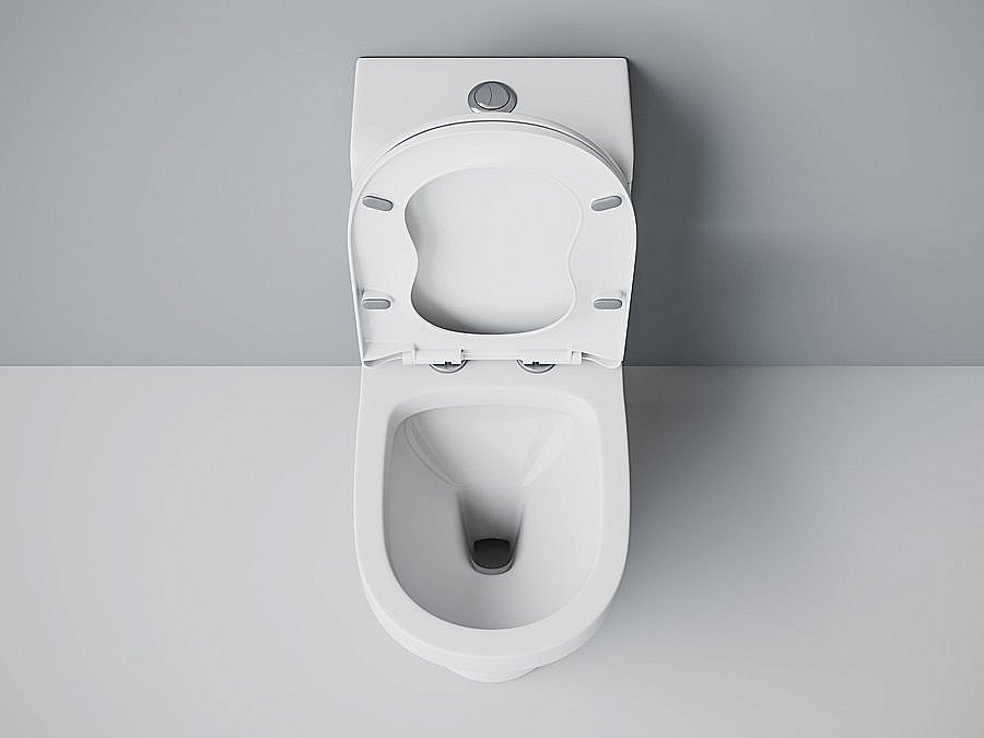 Унитаз-моноблок Laguraty 20980W с крышкой микролифт купить в интернет-магазине Sanbest