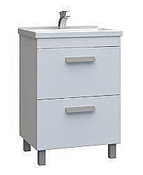 Тумба для раковины VIGO Nova tn.NOV.MIR.60.2Y белая купить в интернет-магазине сантехники Sanbest