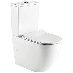 Унитаз напольный Koller Pool ROUND RN-0665-RC безободковый, с крышкой микролифт, с бачком купить в интернет-магазине Sanbest