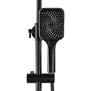 Душевая система Azario ARIZONA AZ-20BS черная матовая купить в интернет-магазине сантехники Sanbest