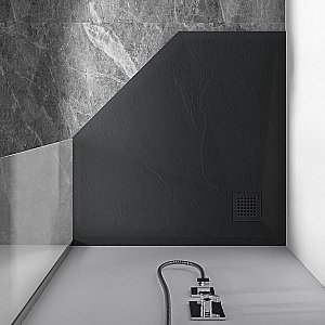 Душевой поддон Vincea VST-4SP9090A 90x90 антрацит купить в интернет-магазине Sanbest