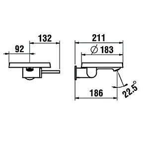 Смеситель для раковины Laufen Kartell 3.1133.7.004.120.1 купить в интернет-магазине сантехники Sanbest