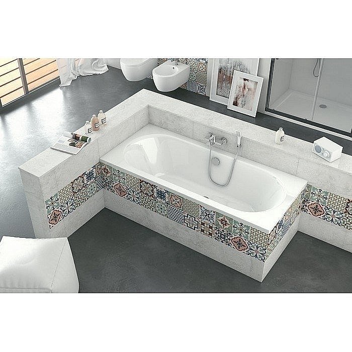 Ванна акриловая Excellent Oceana Slim WAEX.OCE17WHS 170x75 белая купить в интернет-магазине Sanbest