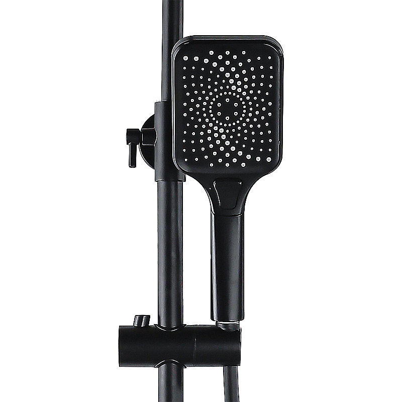 Душевая система Azario ARIZONA AZ-20BS черная матовая купить в интернет-магазине сантехники Sanbest