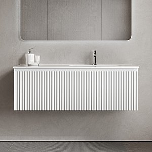 Тумба с раковиной Sancos Snob R 1.0 SNR1.0120LW/SNR1.0120RW Bianco для ванной в интернет-магазине Sanbest