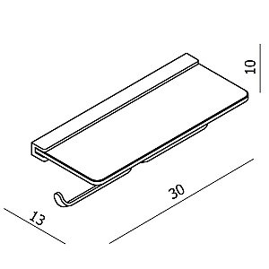 Держатель для туалетной бумаги Langberger Melvin 32042B купить в интернет-магазине сантехники Sanbest